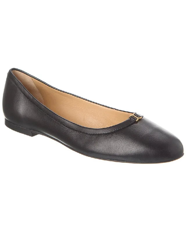 Flexible Everyday Sneakers Chloé Lauren Leather Ballerina Flat