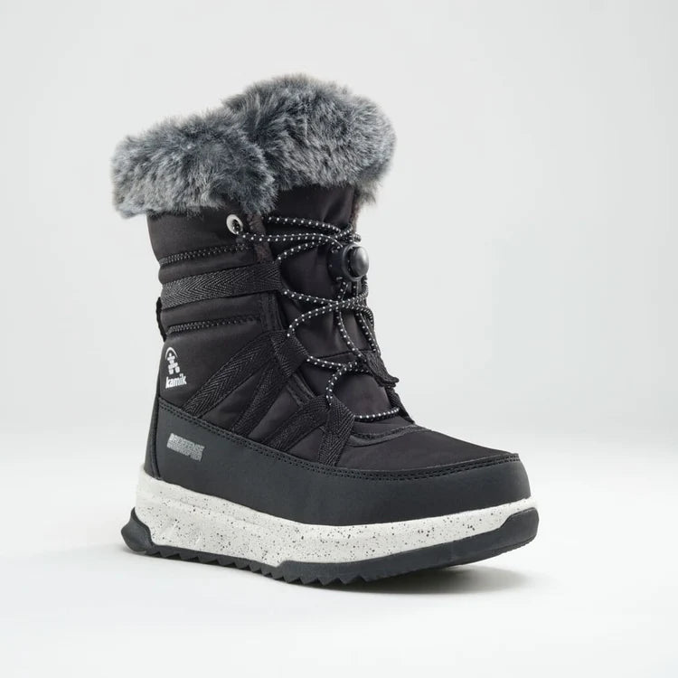 Comfy Running Shoes Kamik Stormy F Youth Kids Winter Snow Boots - (1 to 8)