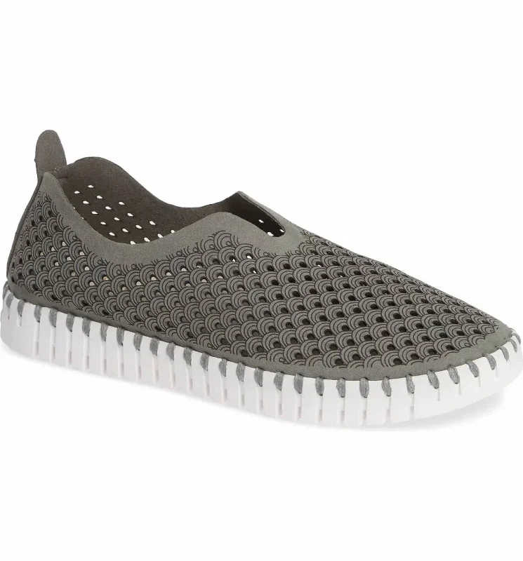 Modern Loafers Women's Tulip Slip-On Shoes In Grey