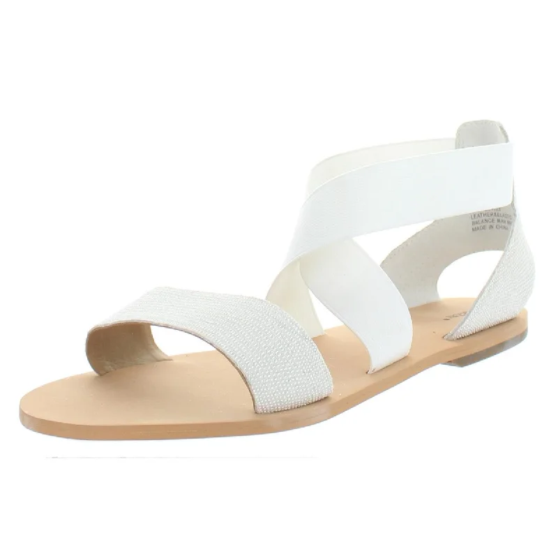 Soft Lightweight Sneakers Array Womens Naples Leather Open Toe Flat Sandals