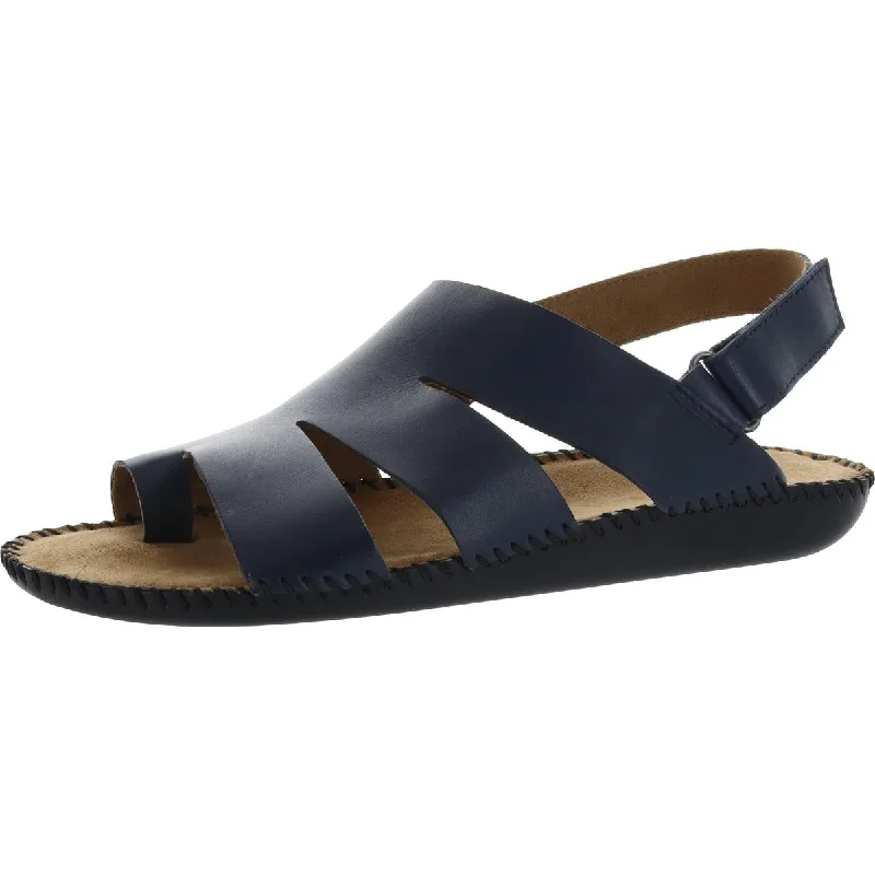 Soft Lightweight Sneakers Auditions Womens Speed Leather Toe Loop Slingback Sandals