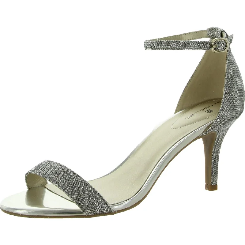 Breathable Lightweight Shoes Bandolino Womens Madia 2 Metallic Ankle Strap Heels