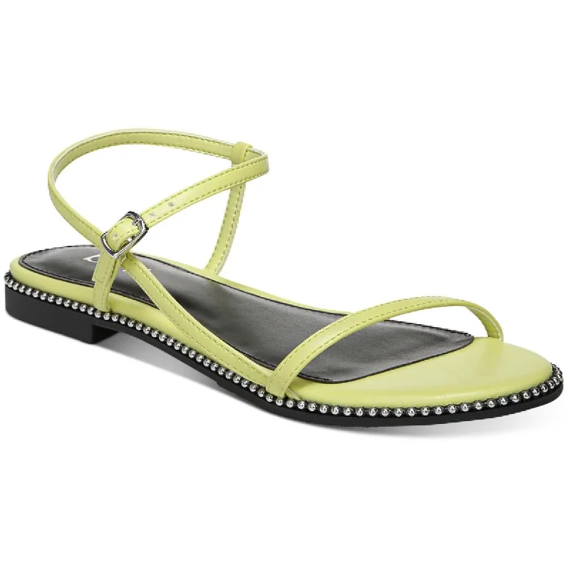 Quick-Dry Sport Shoes Bar III Womens Pami Faux Leather Embellished Slingback Sandals