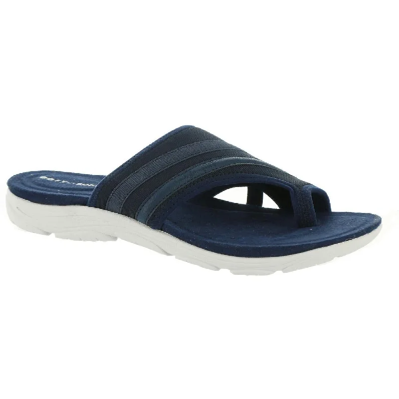 Travel-Ready Sneakers Easy Spirit Womens Lola 2 Flip Flop Cushioned Slide Sandals