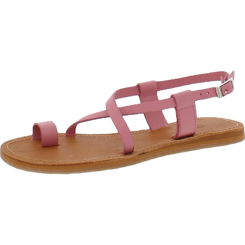Ultra-Soft Cushion Shoes Hari Mari Womens Faux Leather Thong Slingback Sandals