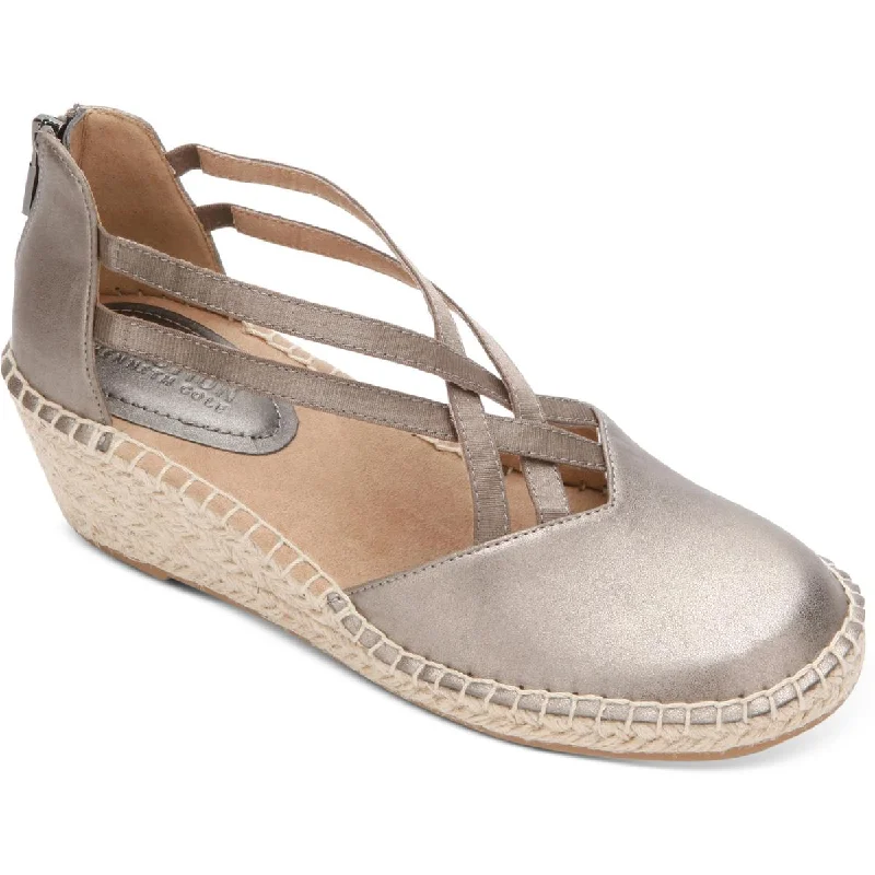 Slip-Resistant Casual Shoes Kenneth Cole Reaction Womens Clo Elastic  Strappy Wedge Sandals