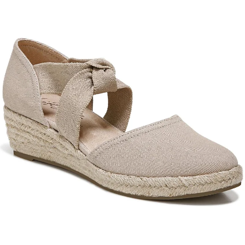 Sporty Travel Sneakers LifeStride Womens Kascade Canvas Strappy Espadrilles