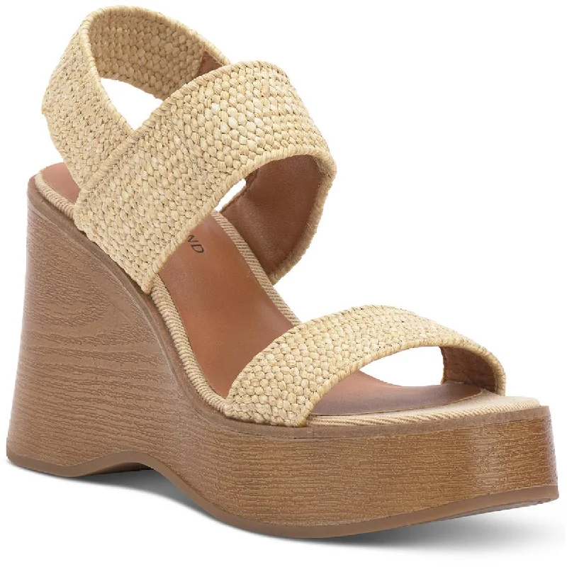 Breathable Lightweight Shoes Lucky Brand Womens Delukah Ankle Strap Slingback Wedge Sandals