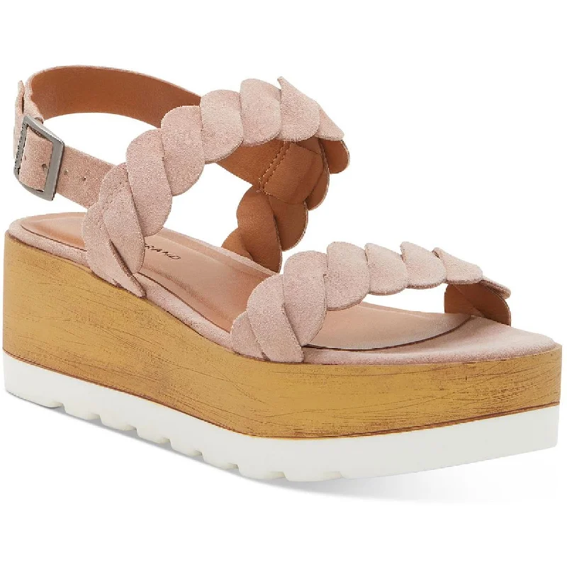 Fashion Running Shoes Lucky Womens Vellenora Braided Slip On Platform Sandals