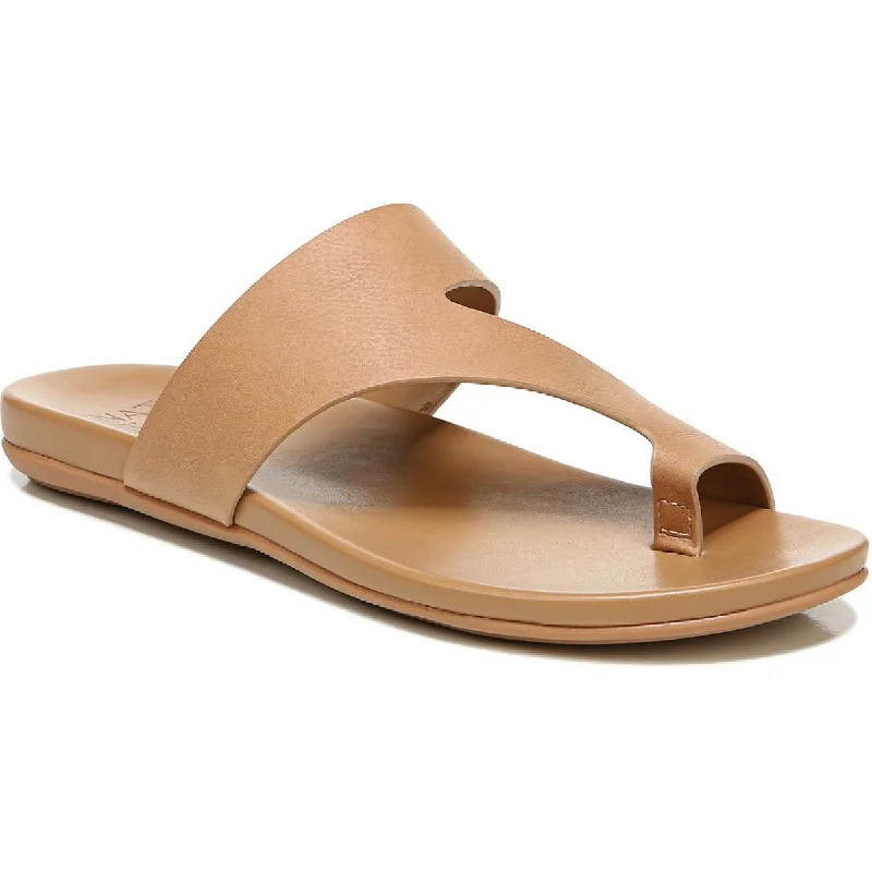 Breathable Loafers Naturalizer Womens Genn-Bolt Faux Leather Slip On Slide Sandals