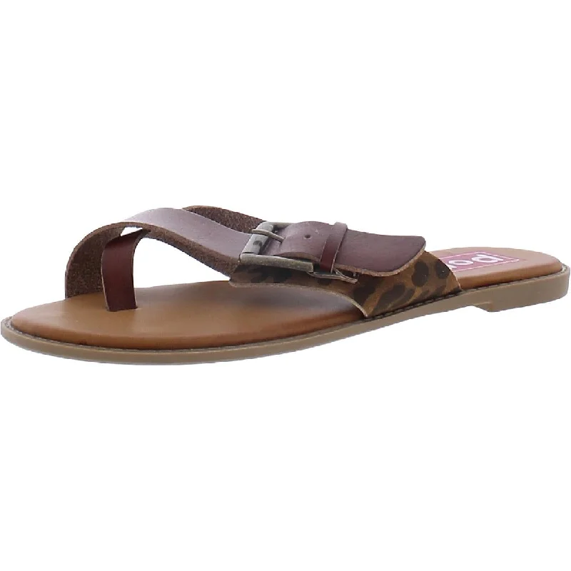 Everyday Lightweight Shoes POP Womens Visit Thong Buckle Flat Sandals