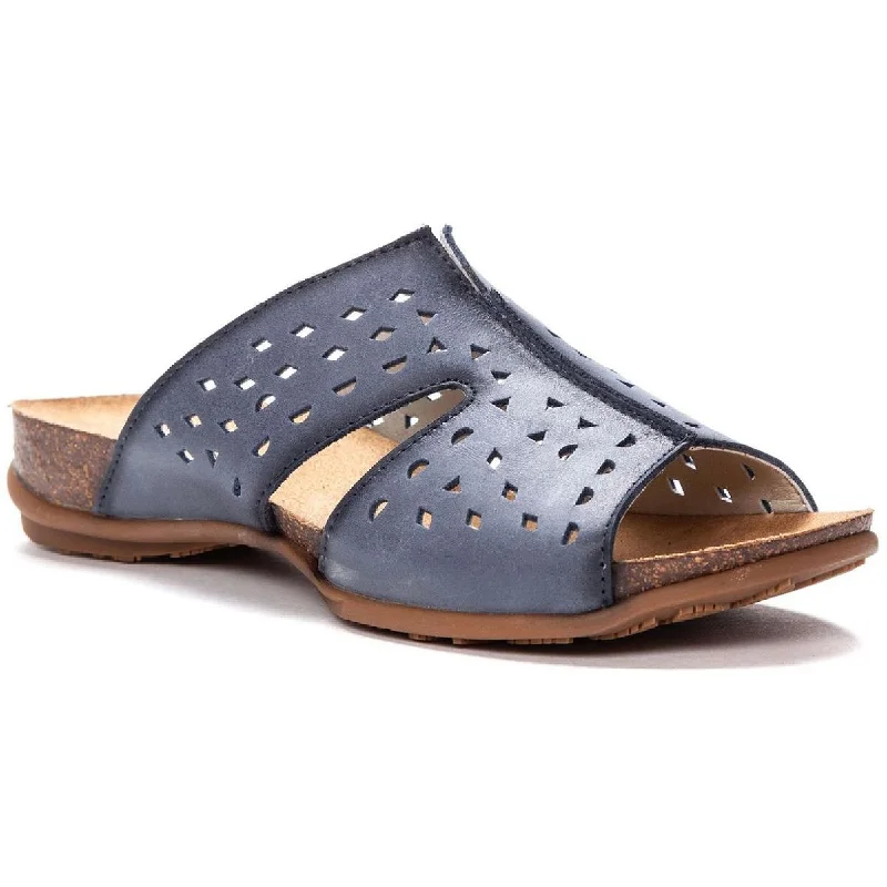 Everyday Sport Sneakers Propet Womens Fionna Leather Footbed Sandals