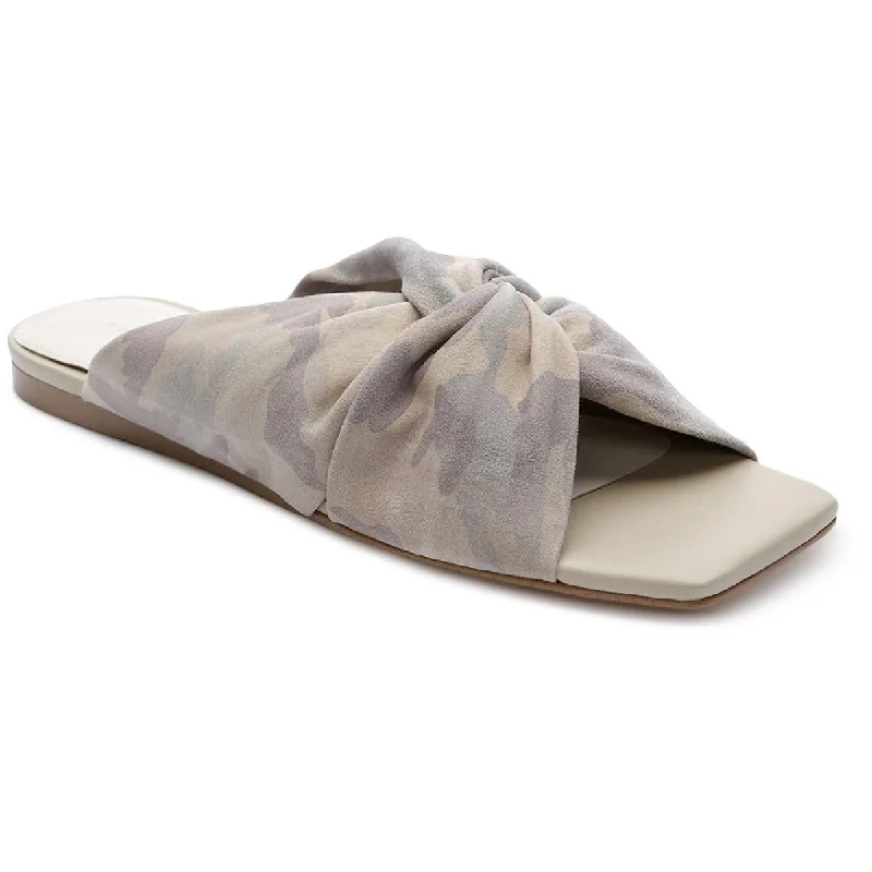 Modern Loafers Sanctuary Womens Flamingo Suede Slip On Slide Sandals
