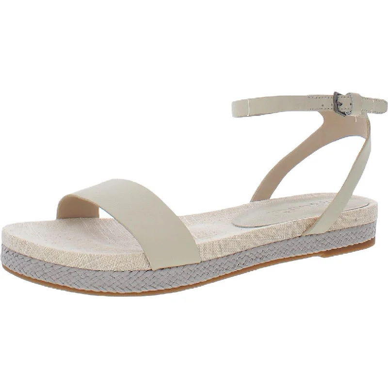 Slip-Resistant Casual Shoes Splendid Womens Leather Ankle Strap Flatform Sandals