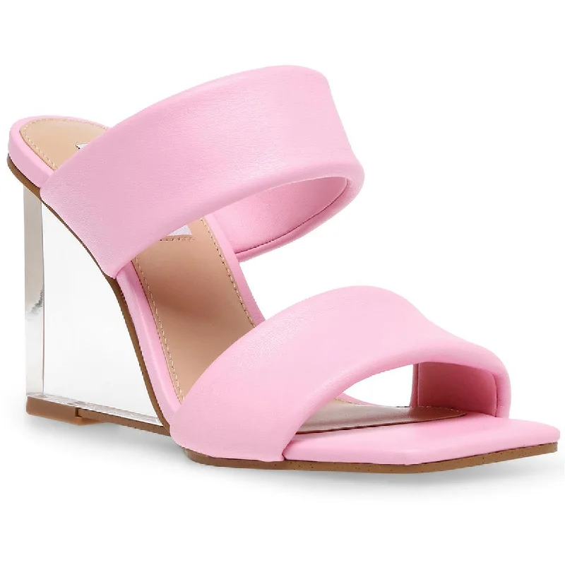 Fashion Casual Sneakers Steve Madden Isa Women's Double Banded Slip On Wedge Sandals