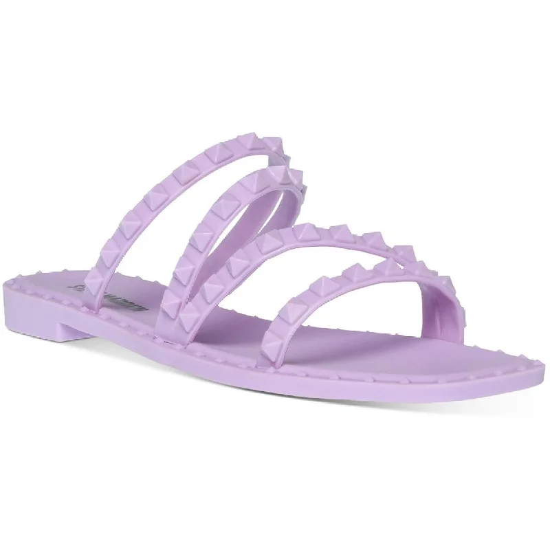 Breathable Stylish Sneakers Steve Madden Womens Skyler J Studded Slide Sandals