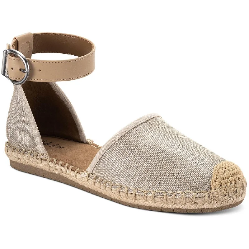 Modern Loafers Style & Co. Womens Paminna Faux Suede Toe Cap Flat Sandals
