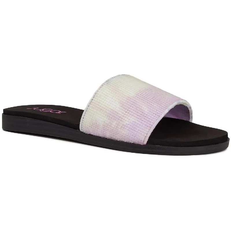 Slip-Resistant Casual Shoes Sugar Womens Rhinestone Embellished Flip-Flops