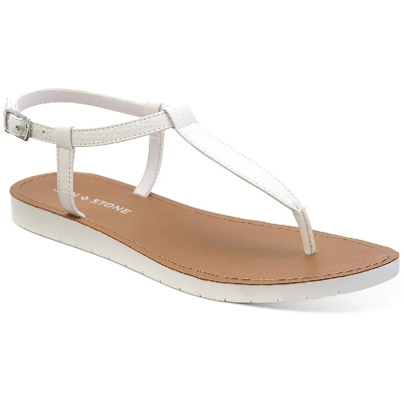 Durable Slip-On Shoes Sun + Stone Womens SSKRISTI STRAPPY Thong Sandals