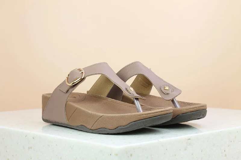 Everyday Lightweight Shoes Women Peach Solid Casual Comfort Sandals