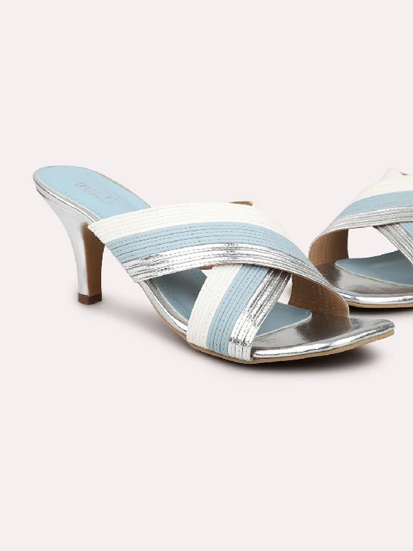 Budget Walking Shoes Women Silver Stiletto Sandals