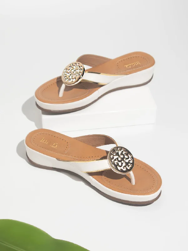 Breathable Comfort Shoes Women White Comfort Sandals with Fittings