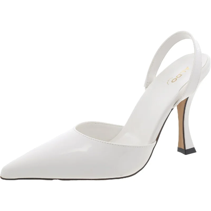 Sleek Sport Sneakers Aldo Womens Zuella Patent Leather Pointed Toe Slingback Heels