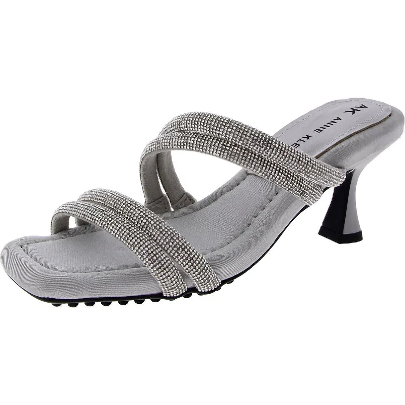 Minimalist Running Shoes Anne Klein Womens Joie Embellished Square Toe Heels