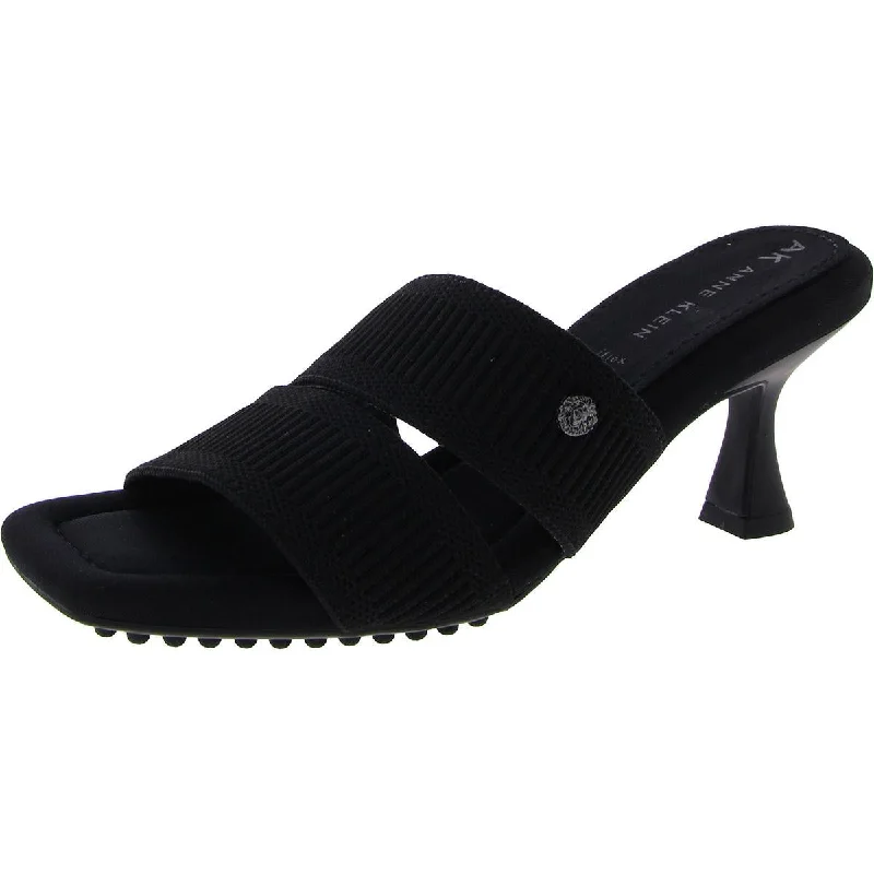 All-Day Wear Shoes Anne Klein Womens Knit Square Toe Heels
