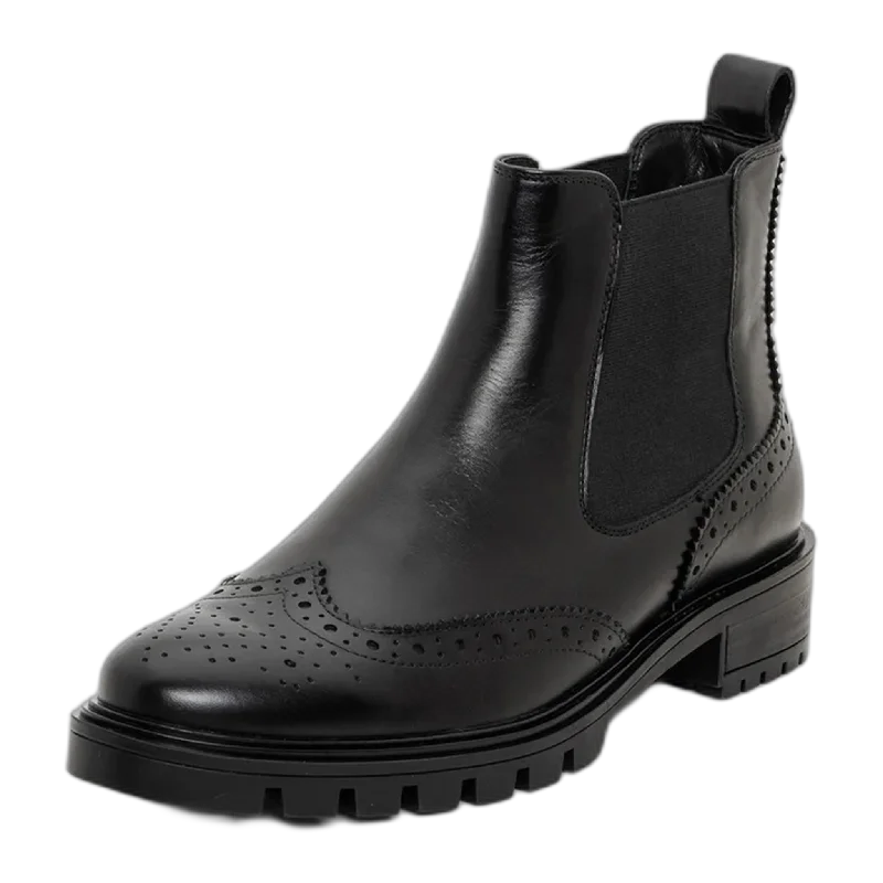Fashion Casual Sneakers Tulip Brogue Chelsea Ankle Boot