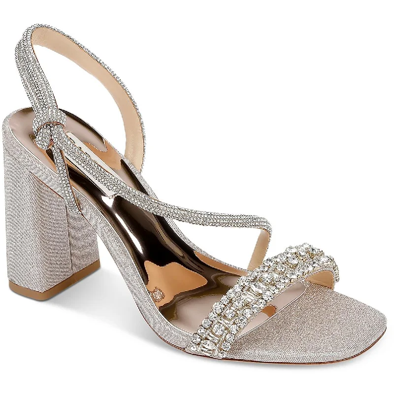 Shockproof Running Sneakers Badgley Mischka Womens Naomi Satin Embellished Pumps