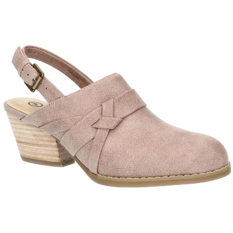 Ultra-Light Casual Shoes Bella Vita Womens Kimberly Faux Suede Buckle Pumps