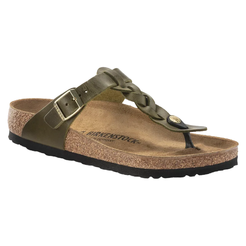 Comfy All-Season Shoes Gizeh Braid Oiled Leather