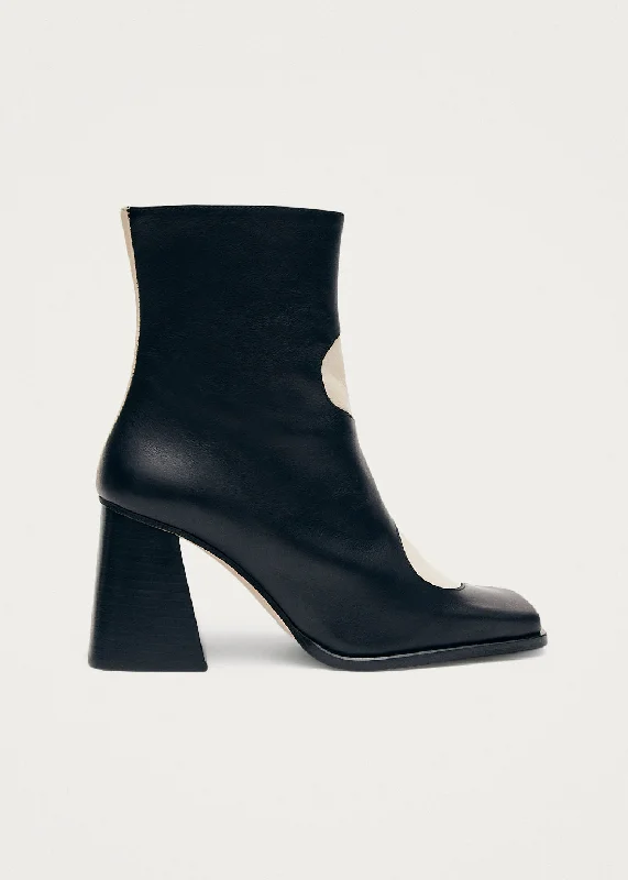 Travel-Friendly Sneakers Blair Bicolor Black Cream Ankle Boots