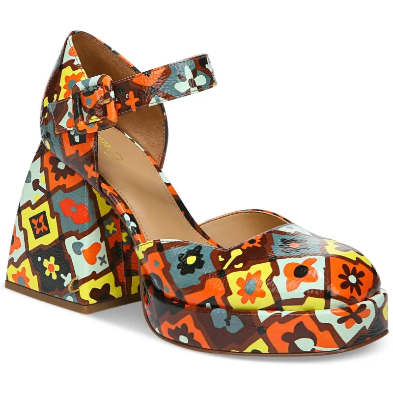 Ultra-Light Casual Shoes Circus by Sam Edelman Womens Karlie Patent Ankle Strap Platform Heels