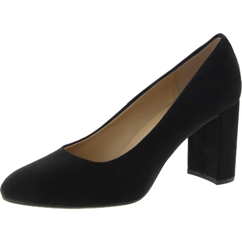 Ultra-Soft Walking Shoes CL by Laundry Womens Faux Suede Slip On Pumps