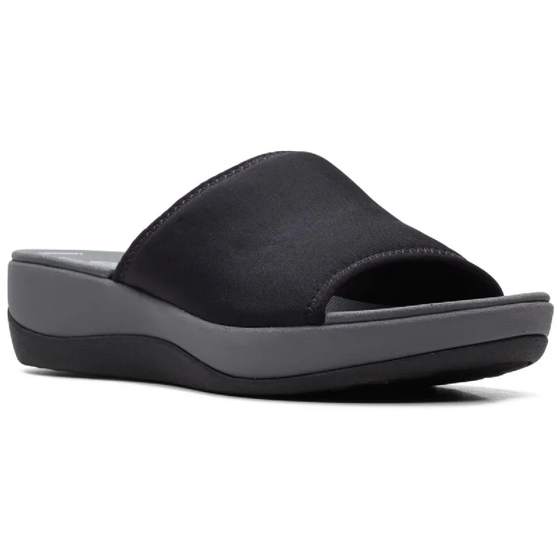 Sleek Walking Shoes Cloudsteppers by Clarks Womens Arla Nora Cushioned Footbed Slide Sandals