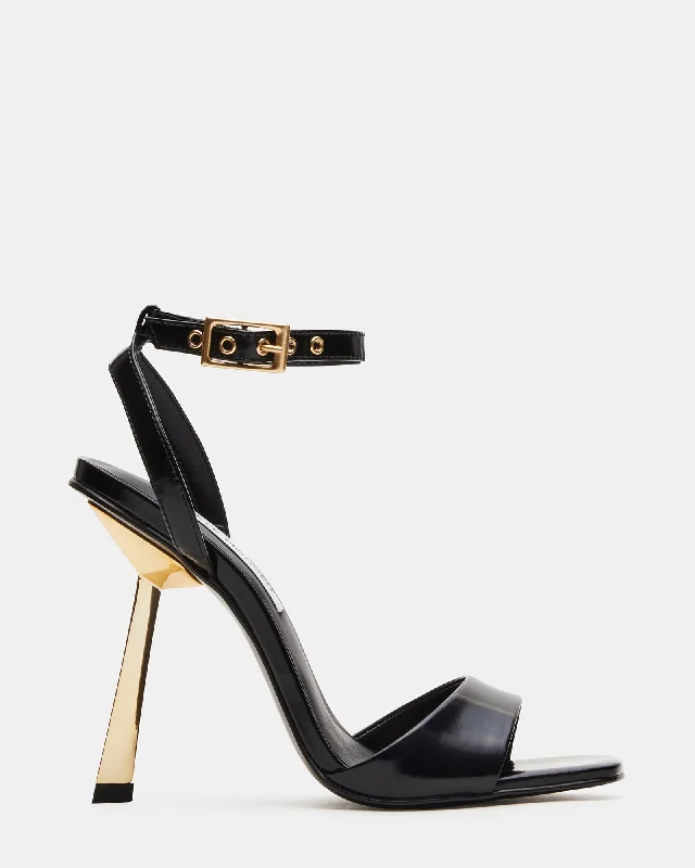 Sleek Sport Sneakers DAPHNEY BLACK LEATHER