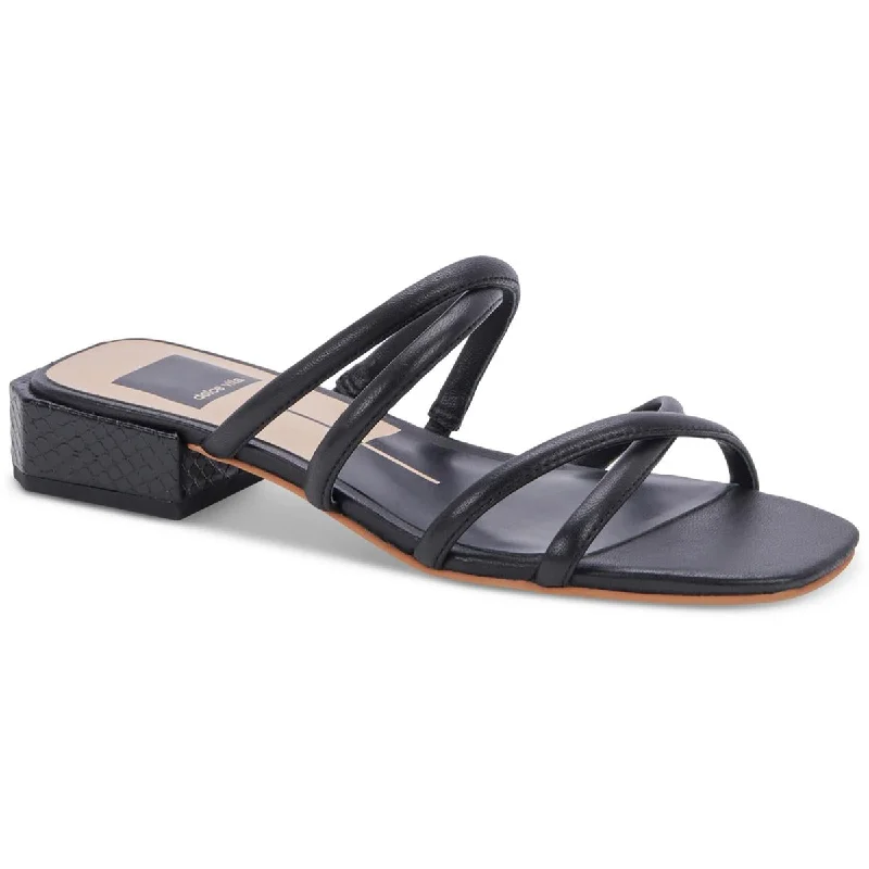 Shock Absorbing Sneakers Dolce Vita Womens Patent Leather Embossed Heel Block Heels