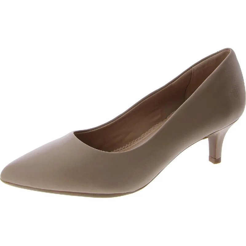 Everyday Lightweight Shoes Easy Spirit Womens Lexie Leather Pointed Toe Pumps