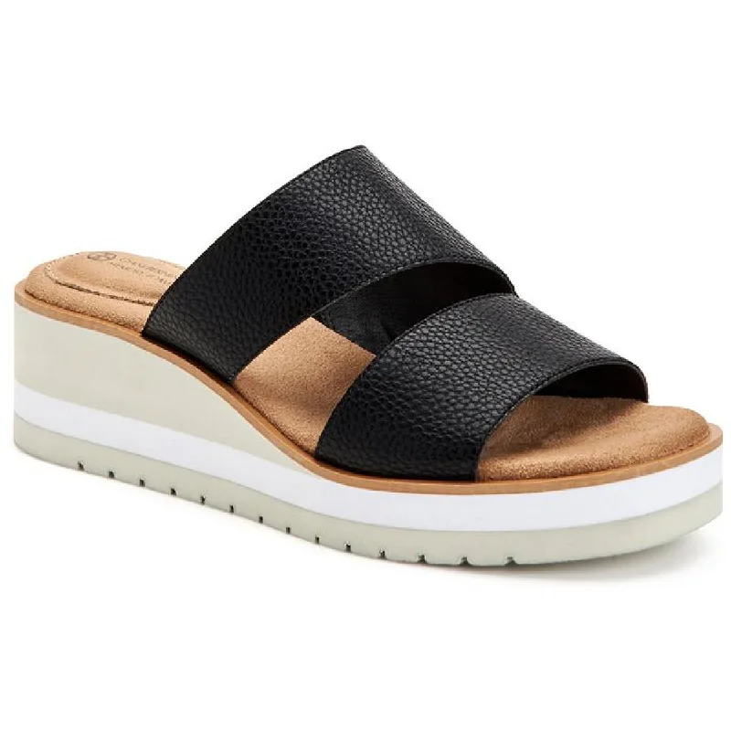 Active Wear Sneakers Giani Bernini Womens Ryerr Slide Slip On Wedge Sandals