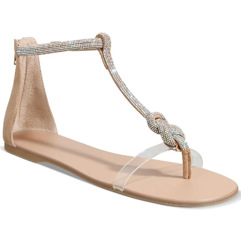 Ultra-Soft Sport Shoes INC Womens Germani Embellished Knot-Front Thong Sandals