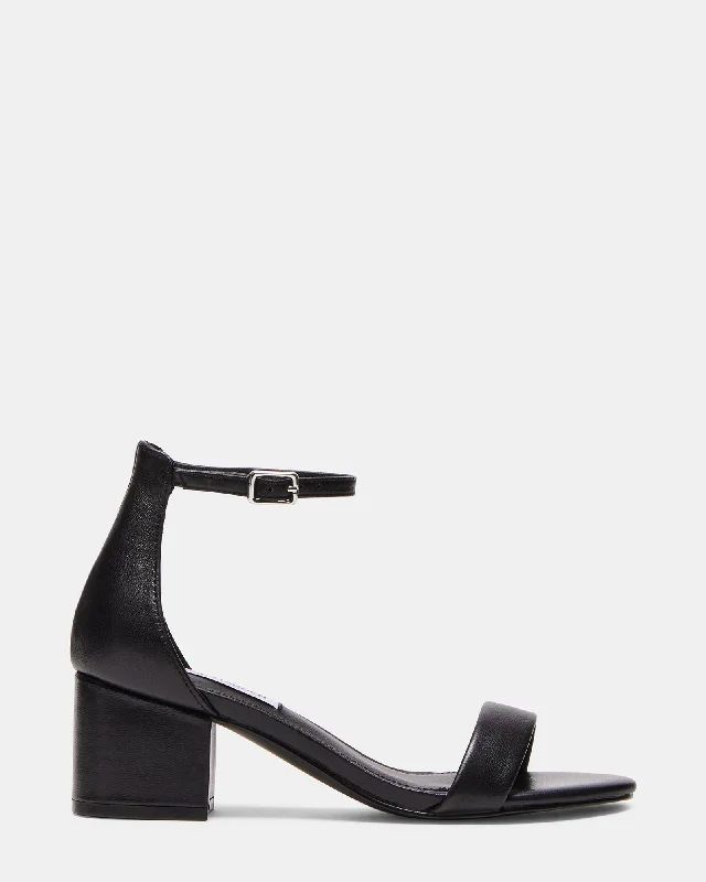 Soft Leather Shoes IRENEE BLACK LEATHER