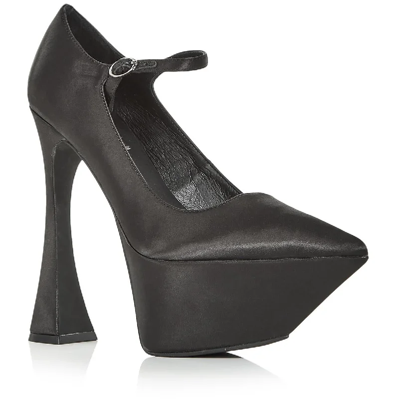 Breathable Comfort Shoes Jeffrey Campbell Womens Siouxsie-M Padded Insole Satin Ankle Strap Breathable Comfort Shoes Jeffrey Campbell Womens Siouxsie-M Padded Insole Satin Ankle Strap