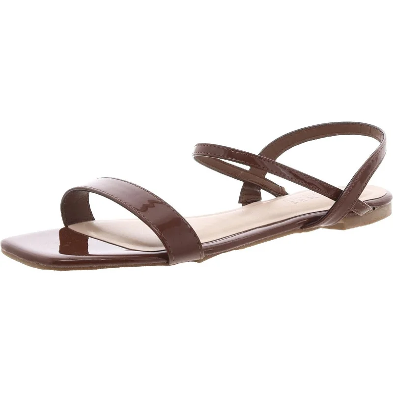 Fashion Running Shoes Journee Collection Womens Patent Slip On Ankle Strap