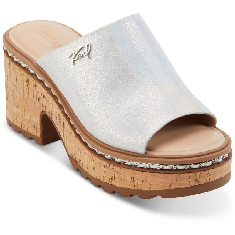 Lightweight Cushion Sneakers Karl Lagerfeld Paris Womens Clarina Comfort Insole Wedge Sandals