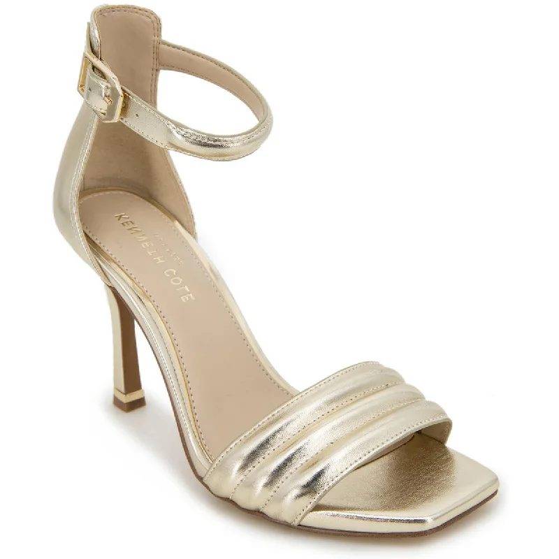 Trendy Walking Sneakers Kenneth Cole New York Womens HART SANDAL Leather Open Toe Pumps