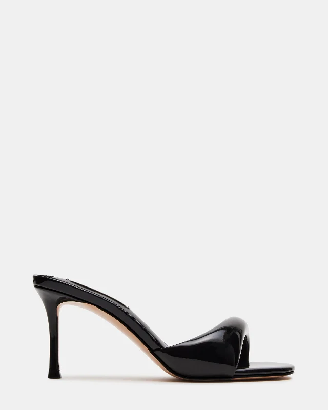 Sporty Travel Sneakers KIERAN BLACK PATENT