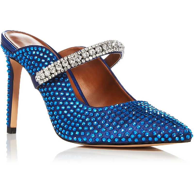 Ergonomic Walking Shoes Kurt Geiger London Womens Duke Crystal Embellished Crystal Pumps