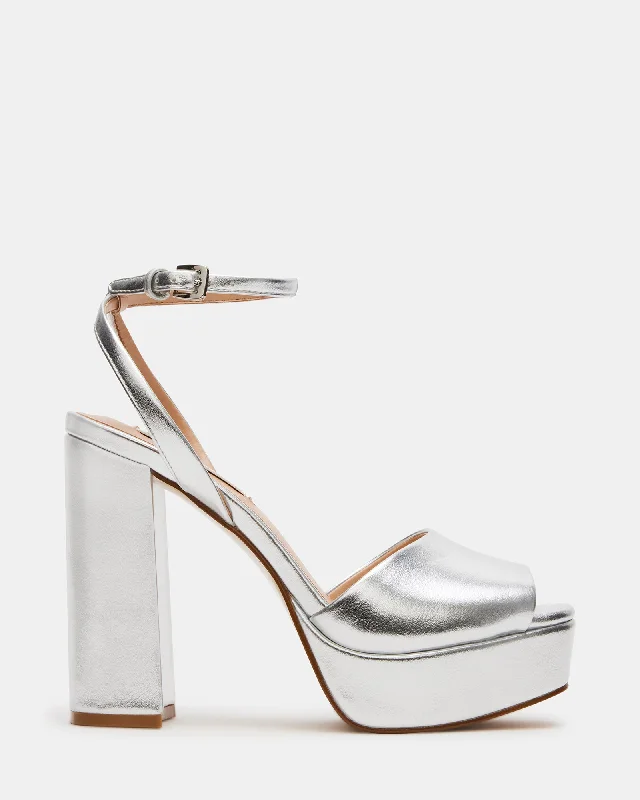 Classic Everyday Shoes LOURDES SILVER METALLIC